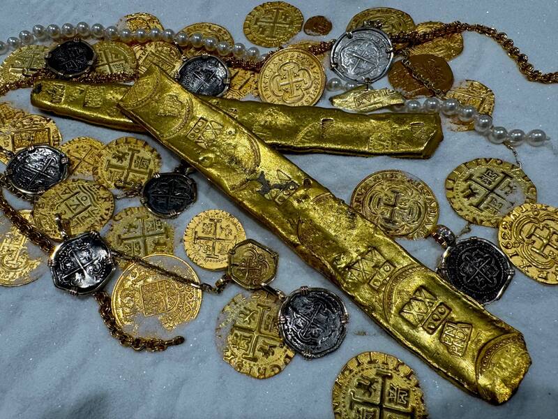 Gold Bar "Atocha 1622 Shipwreck" 25.5 Ounces Sargosa Mont 24