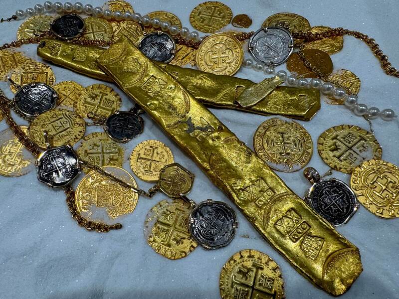 Gold Bar "Atocha 1622 Shipwreck" 25.5 Ounces Sargosa Mont 52