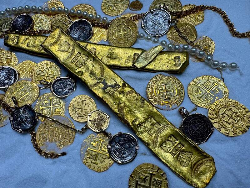 Gold Bar "Atocha 1622 Shipwreck" 25.5 Ounces Sargosa Mont 53