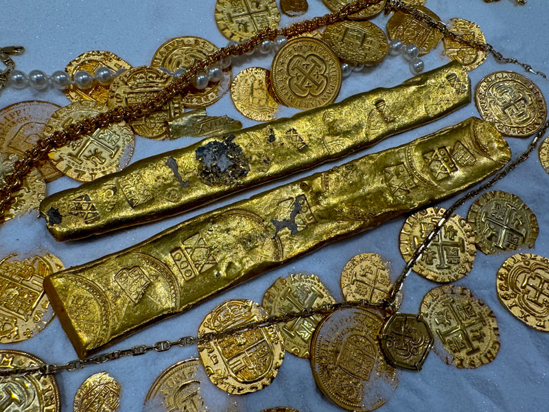 Gold Bar "Atocha 1622 Shipwreck" 25.5 Ounces Sargosa Mont 33