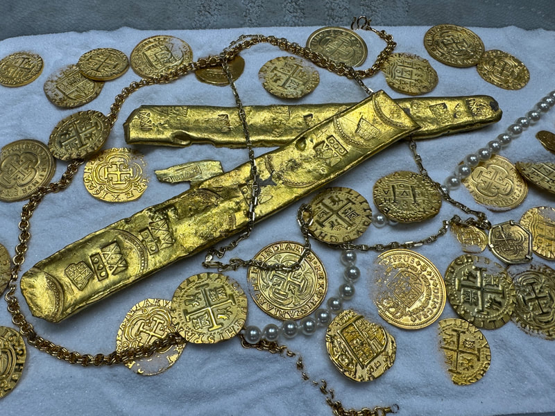 Gold Bar "Atocha 1622 Shipwreck" 25.5 Ounces Sargosa Mont 47