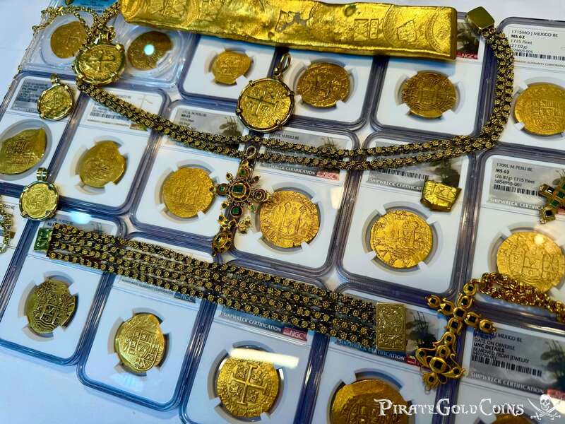 Peru 8 Escudos 1704 "2nd Finest Known! 1715 Fleet Shipwreck" NGC 62 19