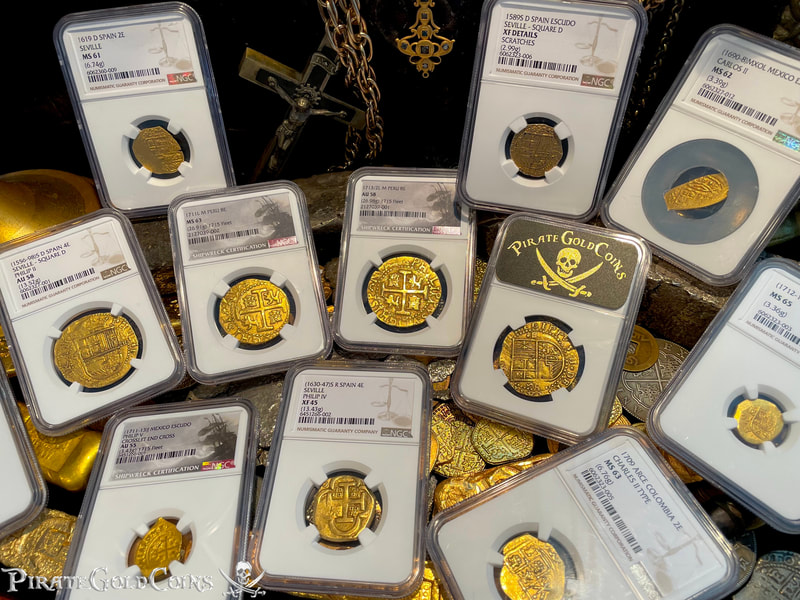 Peru 8 Escudos 1711 "1715 Fleet Shipwreck" NGC 63 30