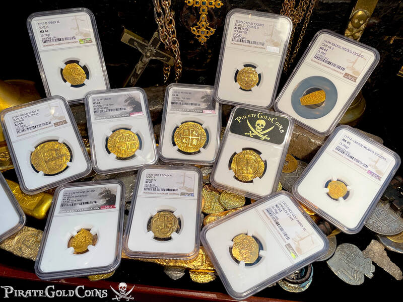 Peru 8 Escudos 1711 "1715 Fleet Shipwreck" NGC 63 54