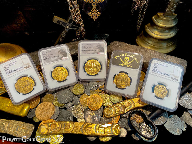 Peru 8 Escudos 1711 "1715 Fleet Shipwreck" NGC 63 56