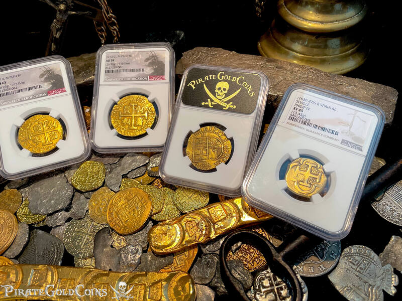 Peru 8 Escudos 1711 "1715 Fleet Shipwreck" NGC 63 58