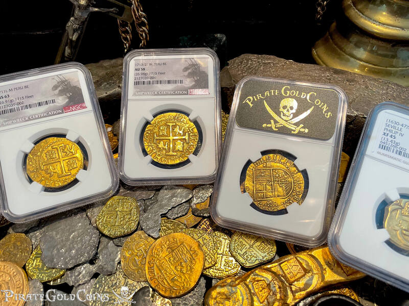 Peru 8 Escudos 1711 "1715 Fleet Shipwreck" NGC 63 59