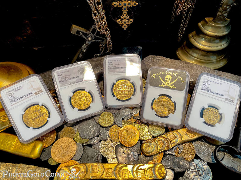 Peru 8 Escudos 1711 "1715 Fleet Shipwreck" NGC 63 65