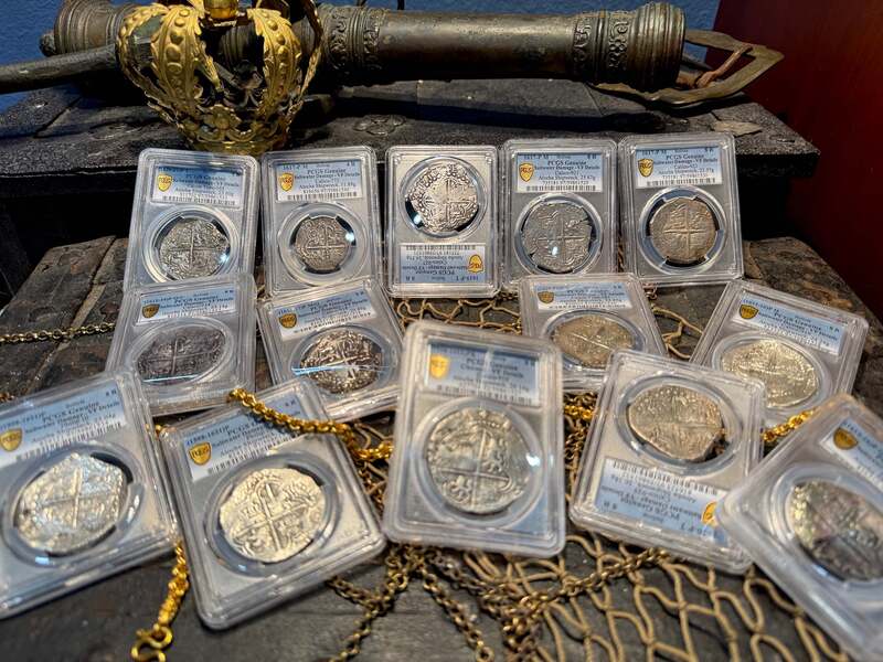 Bolivia 8 Reales 1617 "Atocha Research Collection" PCGS VF 12