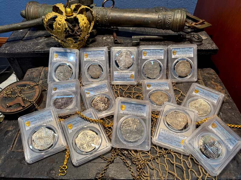 Bolivia 8 Reales 1598-1603 "Atocha Research Collection" PCGS VF 19