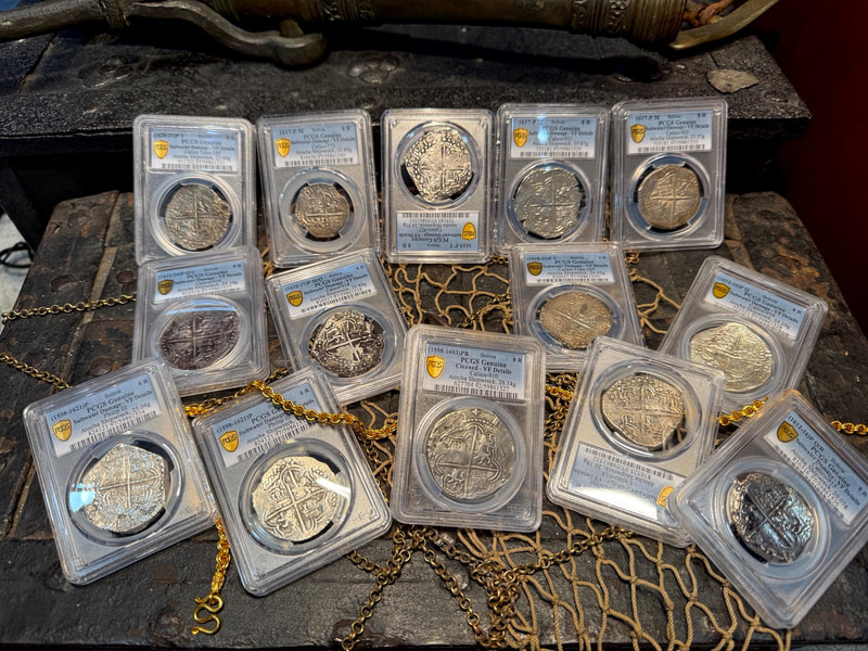 Bolivia 8 Reales 1618-21 "Atocha Research Collection" PCGS VF 13