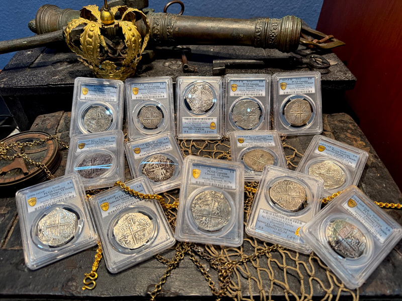 Bolivia 8 Reales 1618-21 "Atocha Research Collection" PCGS VF 19