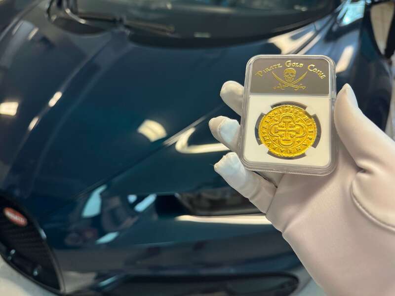 Spain 8 Escudos 1713 "1 of 8 Known" NGC AU 6