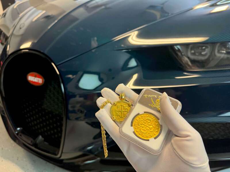 Spain 8 Escudos 1713 "1 of 8 Known" NGC AU 5