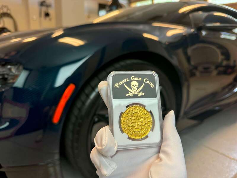 Spain 8 Escudos 1713 "1 of 8 Known" NGC AU 11