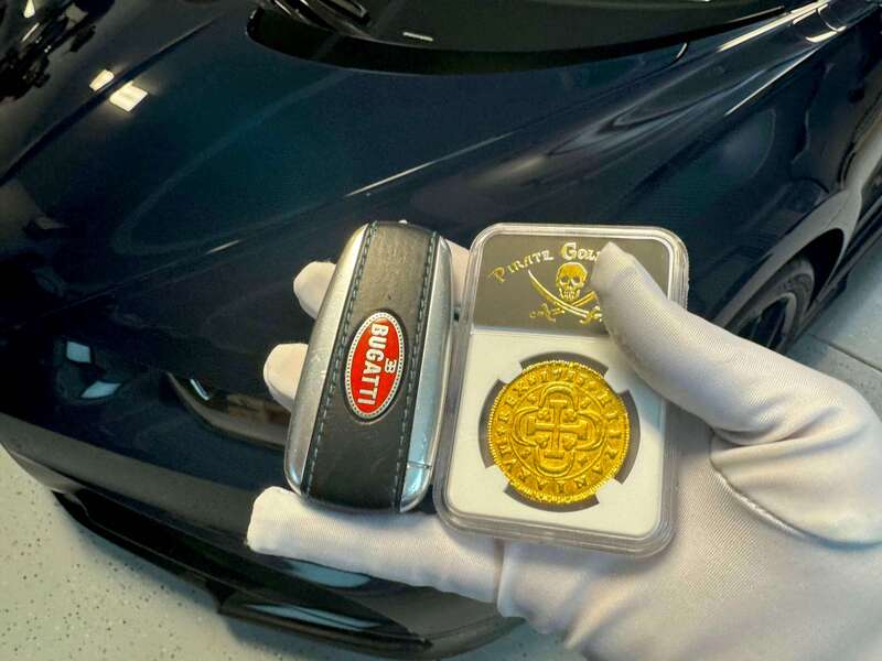 Spain 8 Escudos 1713 "1 of 8 Known" NGC AU 8