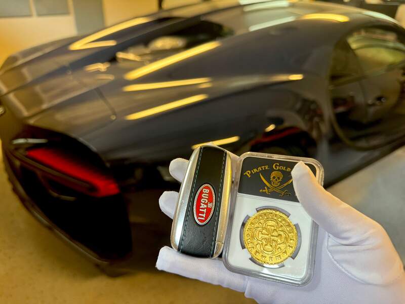 Spain 8 Escudos 1713 "1 of 8 Known" NGC AU 18