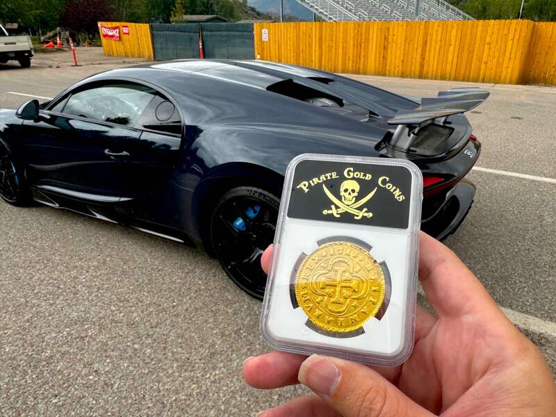 Spain 8 Escudos 1713 "1 of 8 Known" NGC AU 12