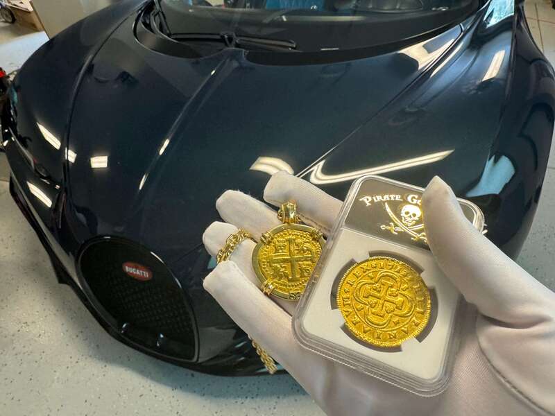 Spain 8 Escudos 1713 "1 of 8 Known" NGC AU 20