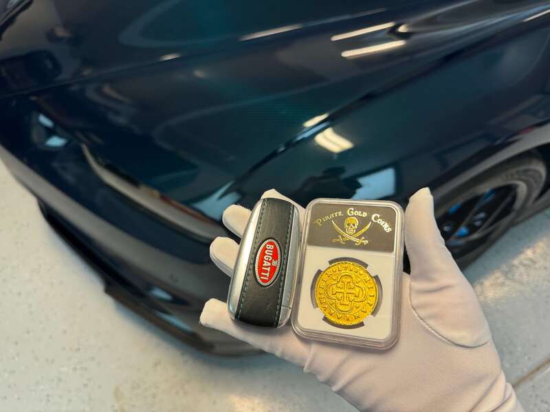 Spain 8 Escudos 1713 "1 of 8 Known" NGC AU 29