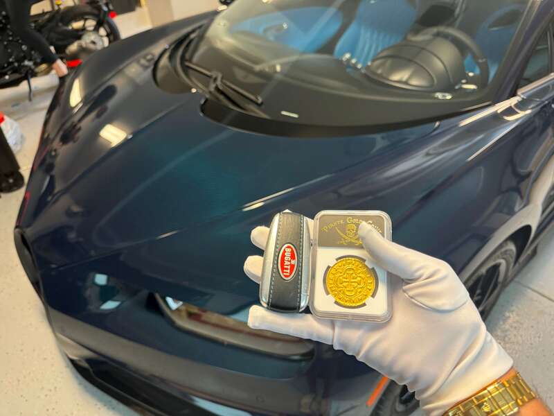 Spain 8 Escudos 1713 "1 of 8 Known" NGC AU 35