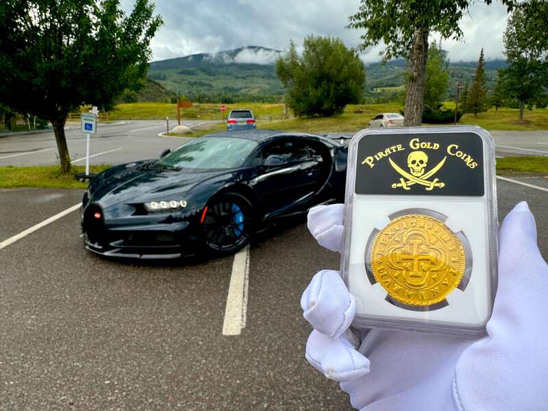 Spain 8 Escudos 1713 "1 of 8 Known" NGC AU