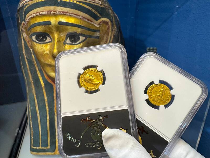 Roman Empire "Caligula" 37-41AD NGC VF 5x2 26