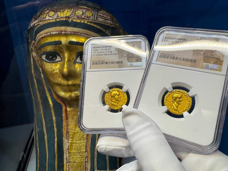 Roman Empire "Caligula" 37-41AD NGC VF 5x2 35