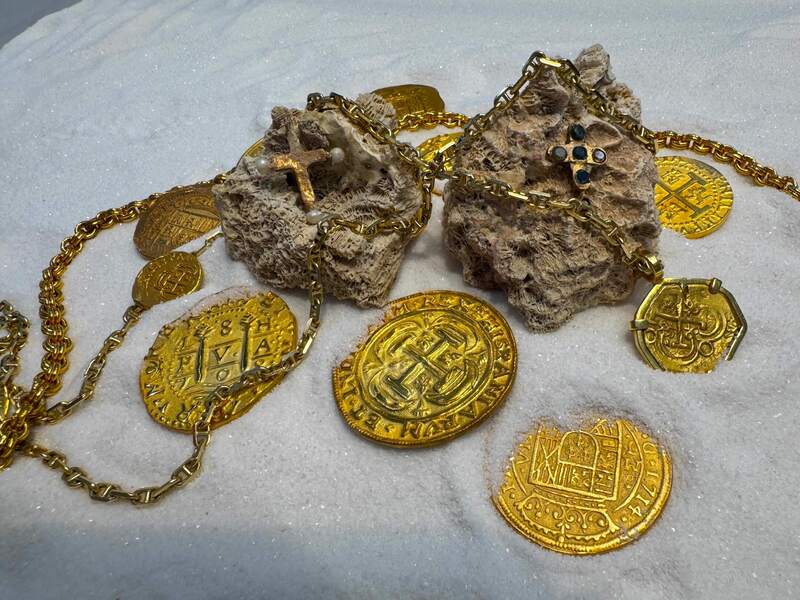 Pearl Cross from Unidentified Shipwreck 18th Cent. 47