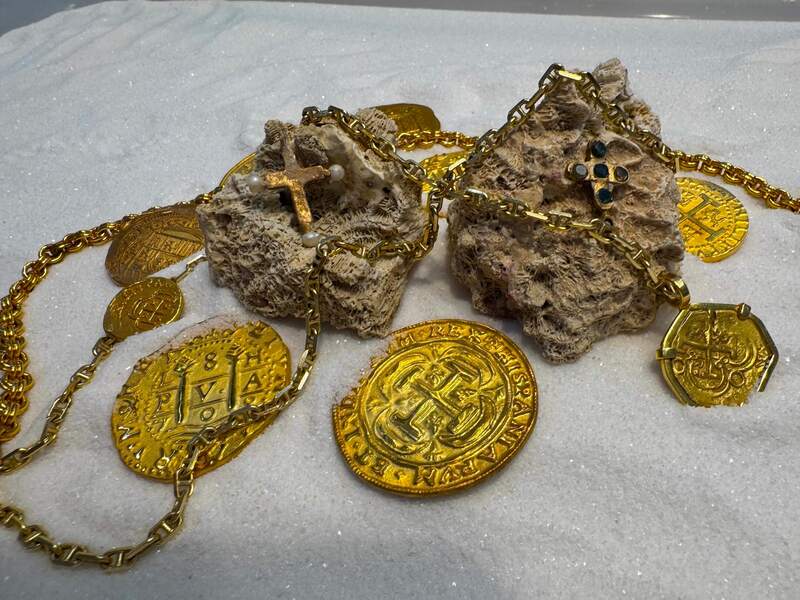 Pearl Cross from Unidentified Shipwreck 18th Cent. 49