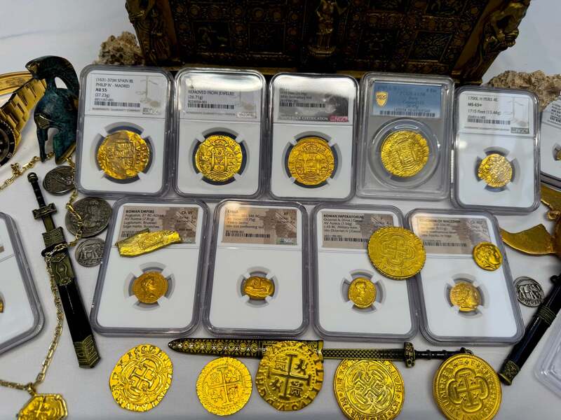 Peru 4 Escudos 1700 "1715 Fleet Shipwreck" NGC 63+ 56