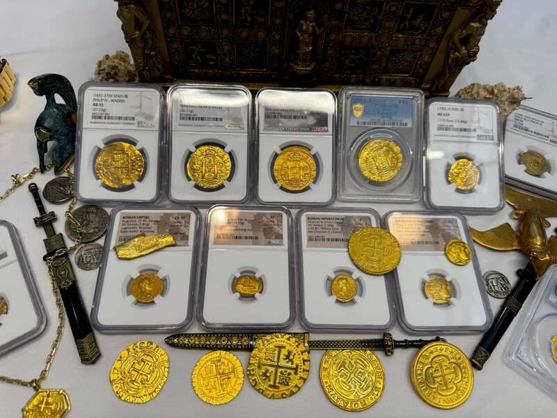 Peru 4 Escudos 1700 "1715 Fleet Shipwreck" NGC 63+ 41