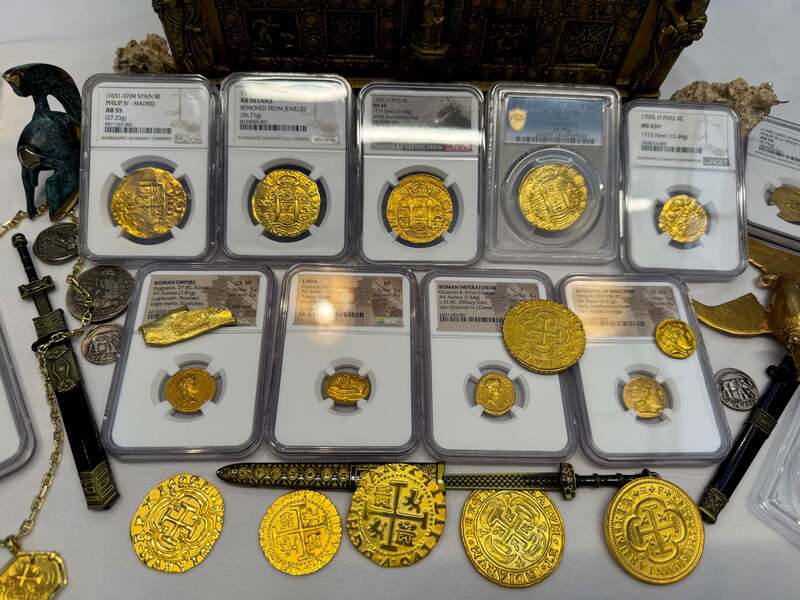 Peru 4 Escudos 1700 "1715 Fleet Shipwreck" NGC 63+ 47