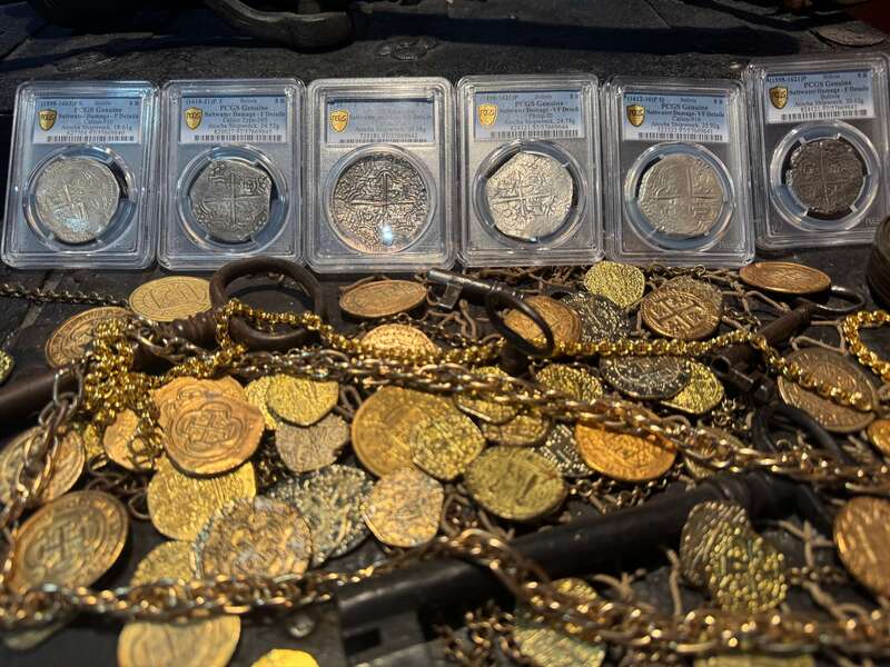 Bolivia 8 Reales (8) Digit Date 16171617 "Atocha 1622 Shipwreck" PCGS VF 11