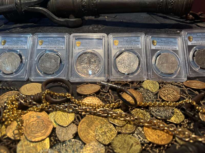 Bolivia 8 Reales 1598-1603 "Atocha 1622 Shipwreck" PCGS F 21