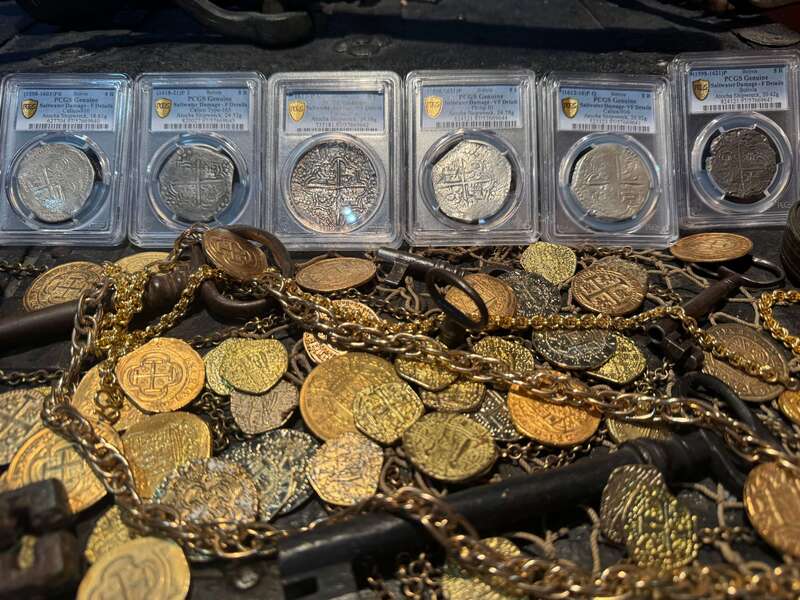 Bolivia 8 Reales (8) Digit Date 16171617 "Atocha 1622 Shipwreck" PCGS VF 35