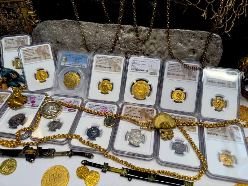 Roman Empire "Galba - Boscoreale Toning" NGC VF 5x2 55