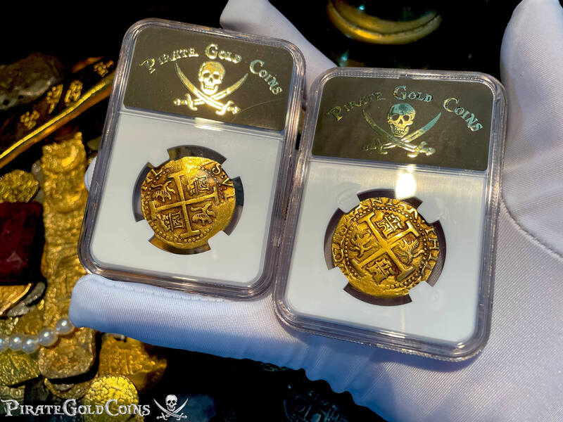 Peru 8 Escudos 1708 "1715 Fleet Shipwreck" NGC 53 26