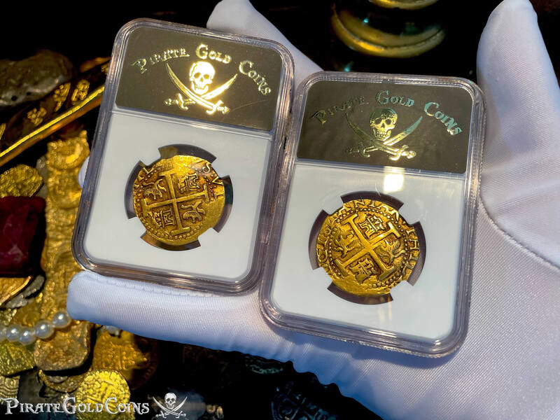 Peru 8 Escudos 1708 "1715 Fleet Shipwreck" NGC 53 38