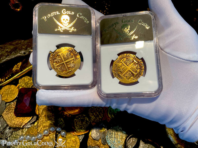 Peru 8 Escudos 1708 "1715 Fleet Shipwreck" NGC 53 40