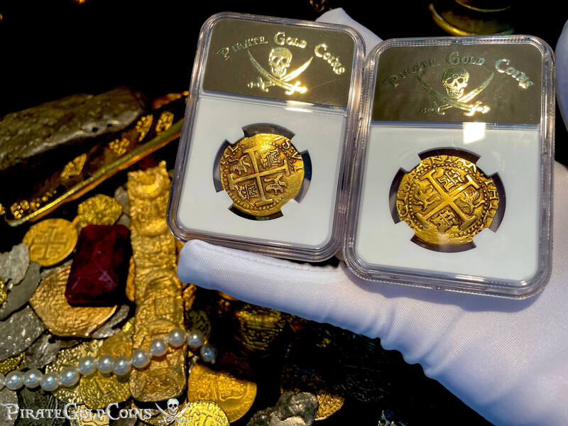 Peru 8 Escudos 1708 "1715 Fleet Shipwreck" NGC 53 41