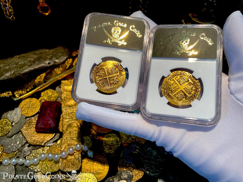 Peru 8 Escudos 1708 "1715 Fleet Shipwreck" NGC 53 42