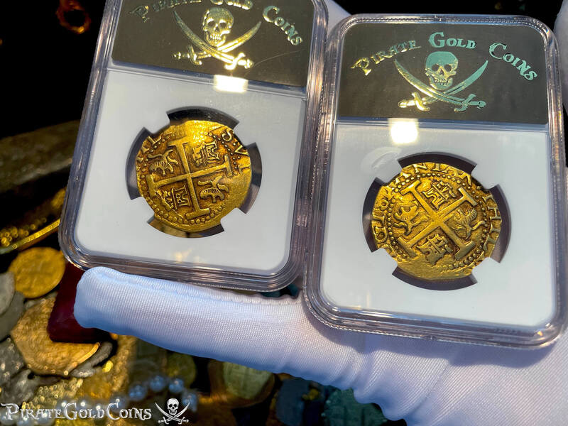 Peru 8 Escudos 1708 "1715 Fleet Shipwreck" NGC 53 44