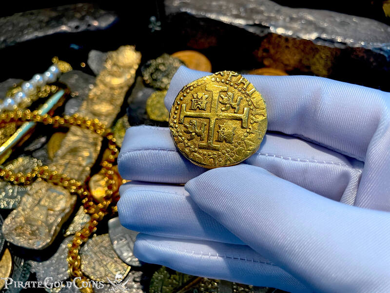 Peru 8 Escudos 1711 "1715 Fleet Shipwreck" RAW 2
