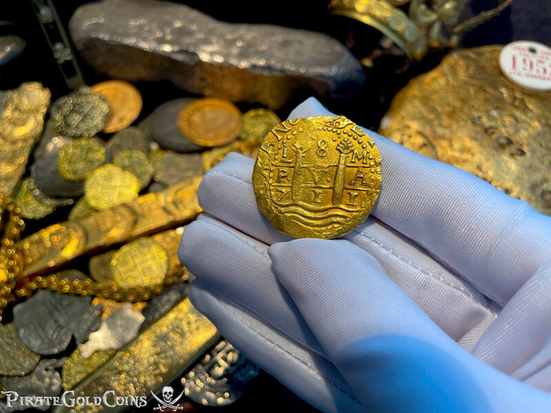 Peru 8 Escudos 1711 "1715 Fleet Shipwreck" RAW 13