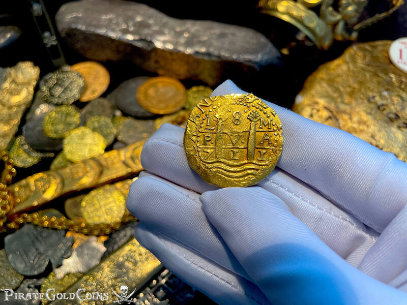 Peru 8 Escudos 1711 "1715 Fleet Shipwreck" RAW 15