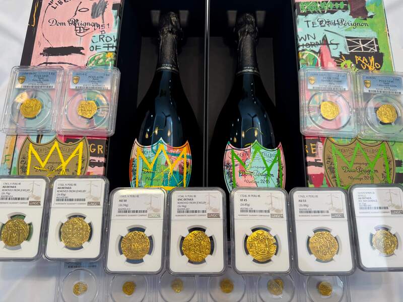 Peru 8 Escudos 1734 "Philip V" NGC UNC 48