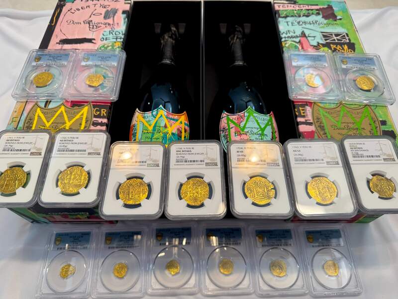 Peru 8 Escudos 1724 "Only 3 Graded" NGC 45 84