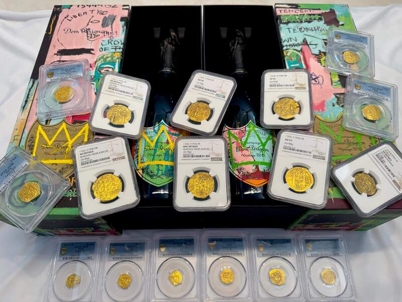 Peru 8 Escudos 1724 "Only 3 Graded" NGC 45 85