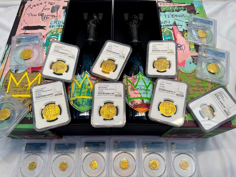 Peru 8 Escudos 1724 "Only 3 Graded" NGC 45 86